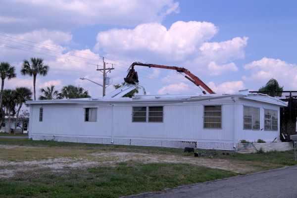 Mobile Home Demolition in College Station