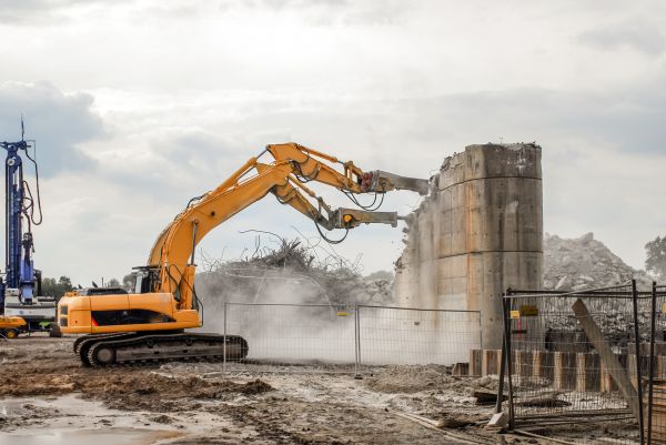 Silo Demolition in College Station