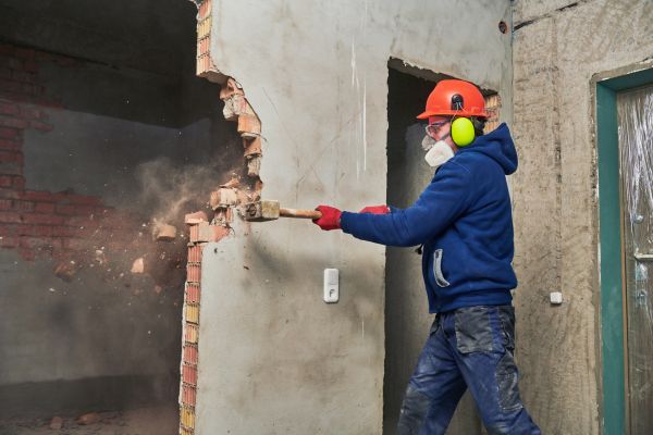 Concrete Wall Demolition in College Station