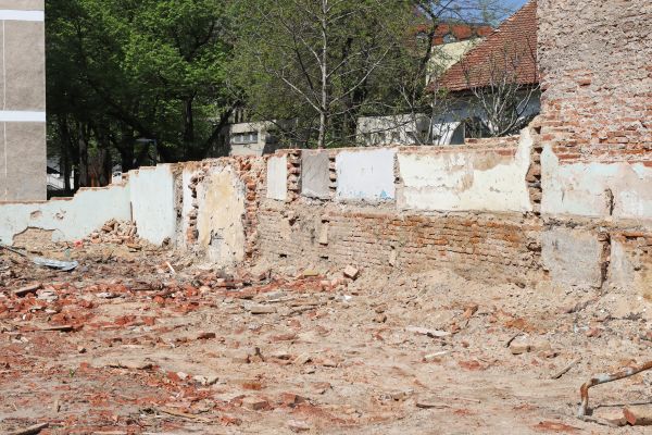 Brick Wall Demolition in College Station