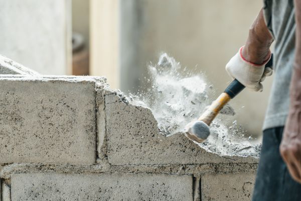 Block Wall Demolition in College Station